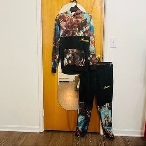 Reason Size M Cherubs & Gladiators 2 Piece Set Mens Sweatsuit Tracksuit